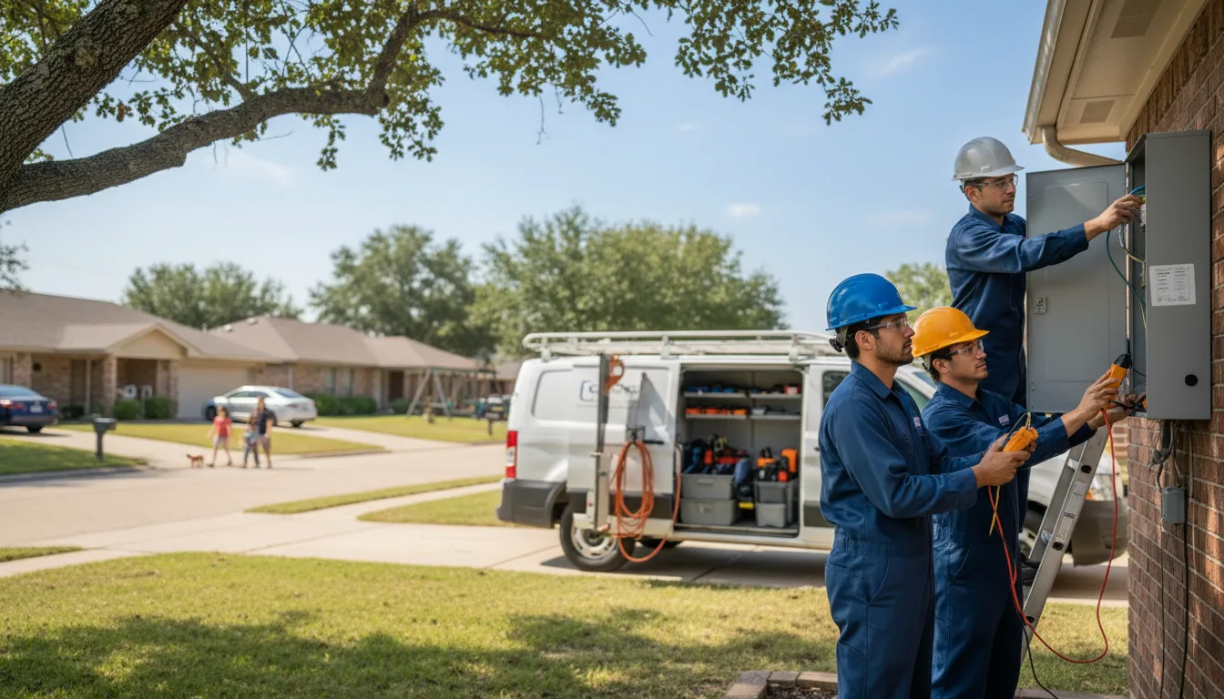Certified electrician providing emergency electrical services in Capron, VA